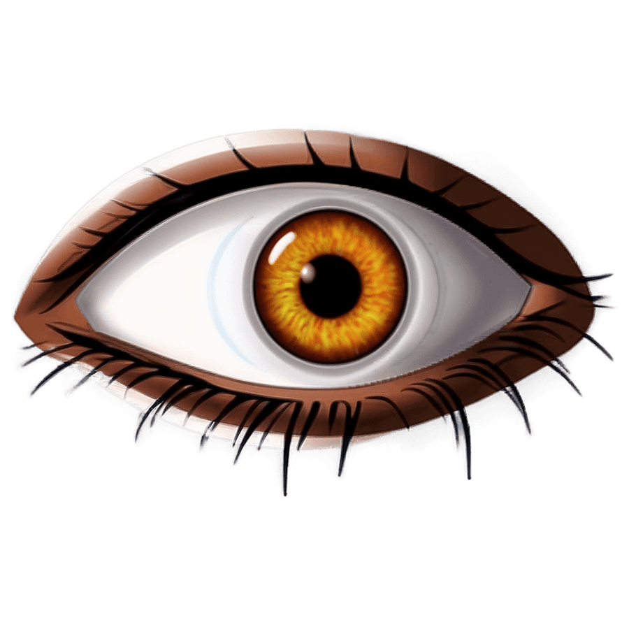 Cartoon Human Eyes PNG 24