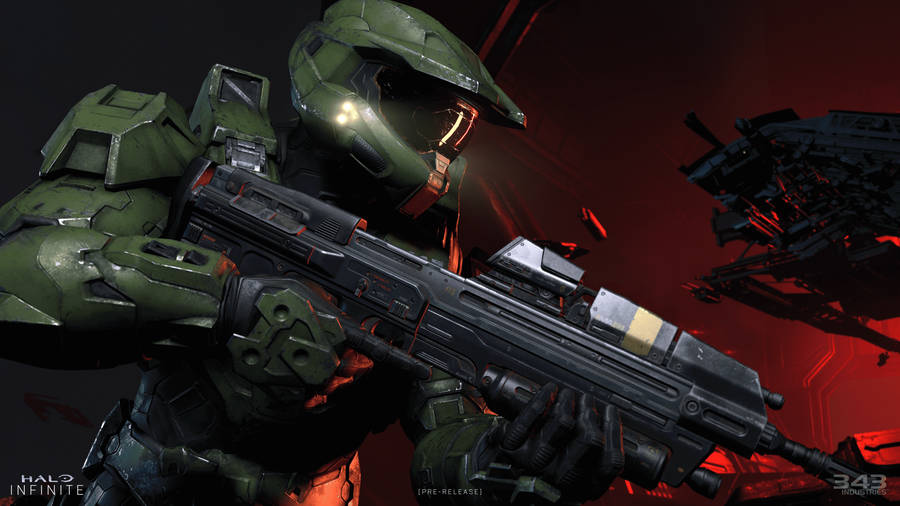 Download Halo Infinite Master Chief Wallpaper | Wallpapers.com