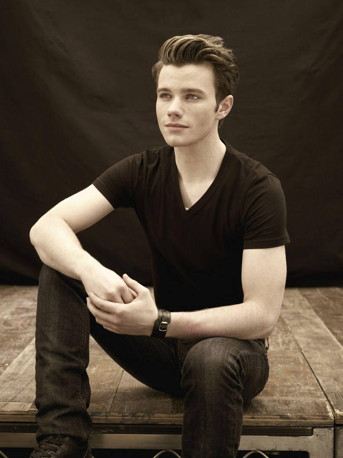 Download Handsome Chris Colfer Wallpaper | Wallpapers.com