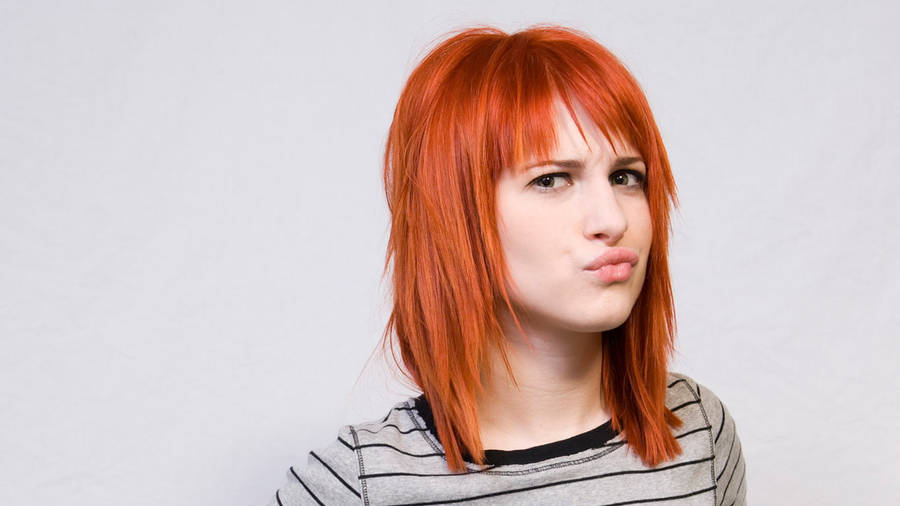 Download Hayley Williams Pouting Face Wallpaper | Wallpapers.com