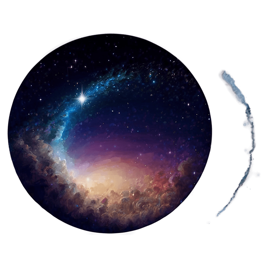 Celestial Night Sky PNG lqu2