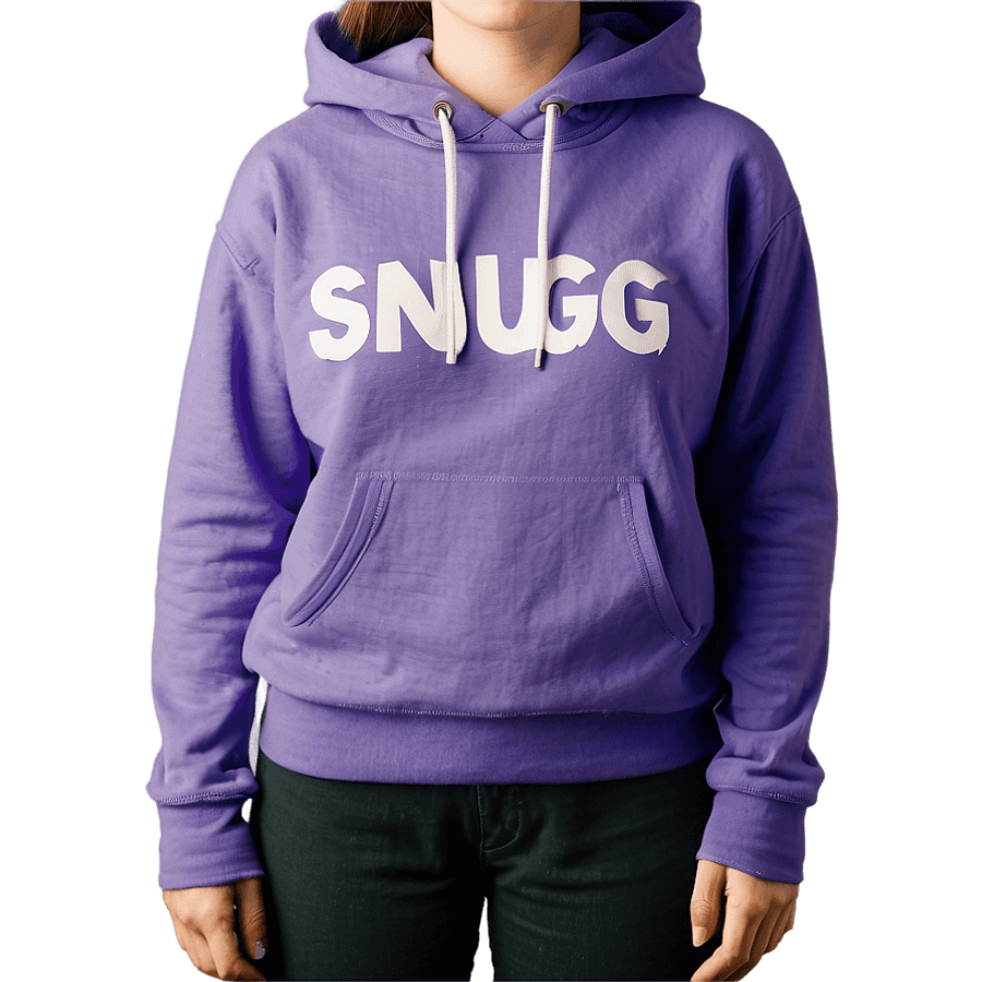Snug Purple Hoodie Representation PNG 51