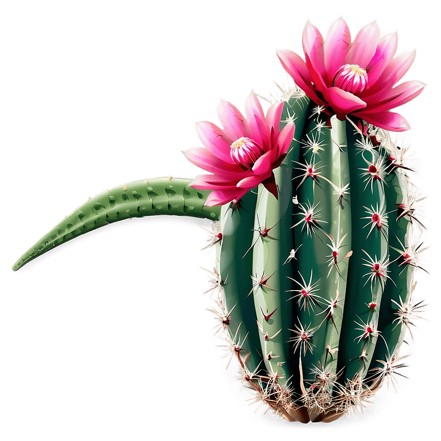 Exotic Cactus Flower PNG aat60
