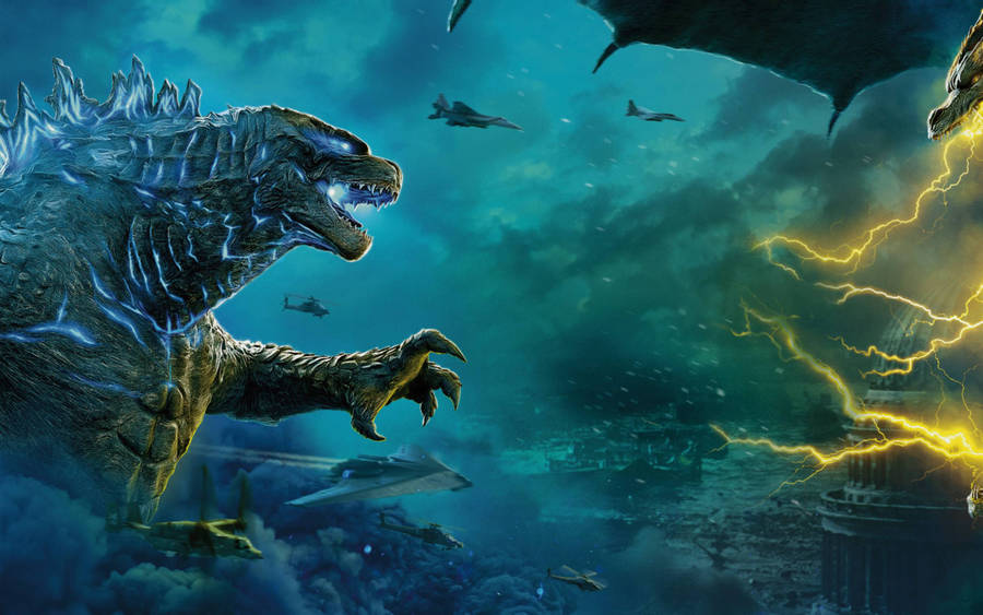 Download Hd Aesthetic Godzilla King Of The Monsters Wallpaper ...