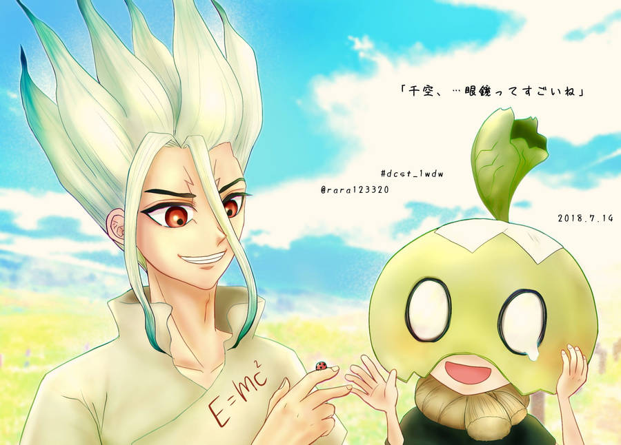 Download Hd Wallpaper Anime Dr Stone Ginro Kinro Dr Wallpaper Wallpapers Com