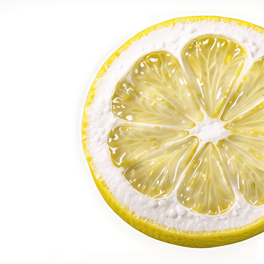 Fresh Lemon Slice PNG 05252024