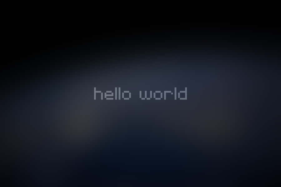 Hello World Code Background