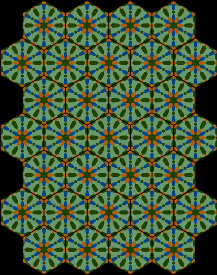 Hexagonal Tile Pattern