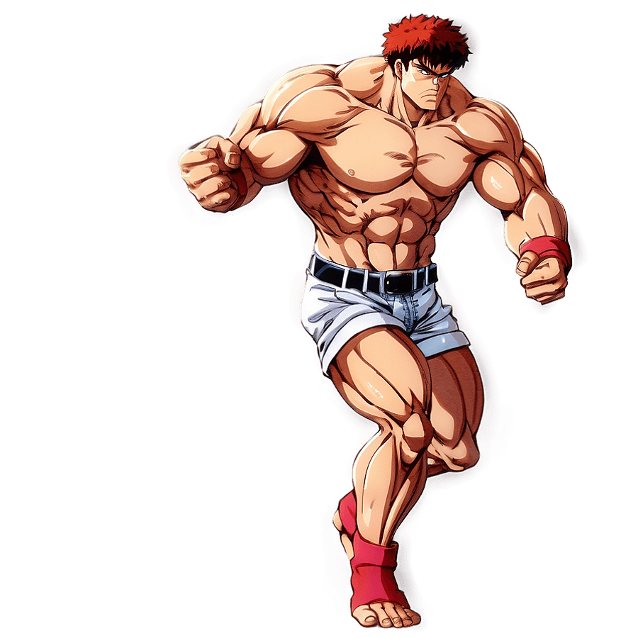 Baki Intense Battle PNG hff4