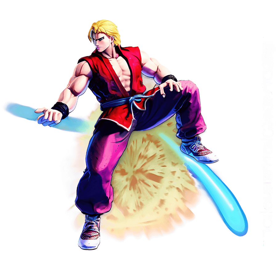 Fighting Game Ken PNG 05242024