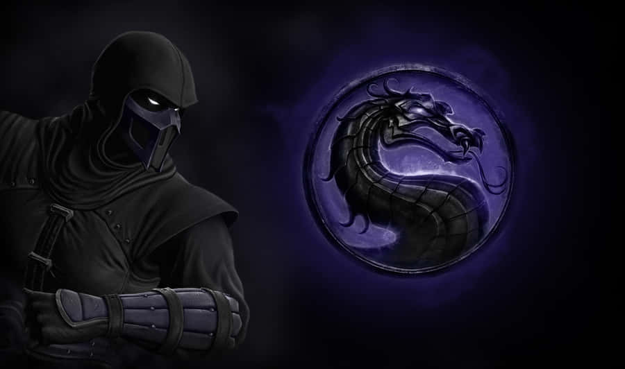 NoobSaibot combatte nel regno oscuro di Mortal Kombat.