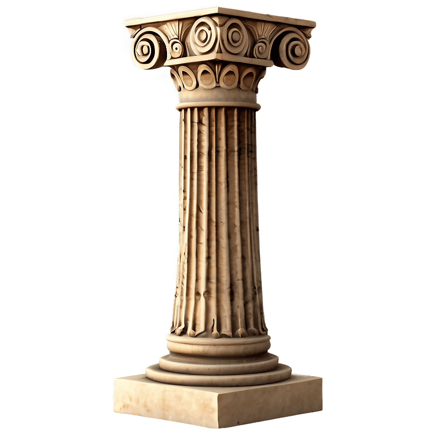 Greek Pillar Decoration PNG ntp
