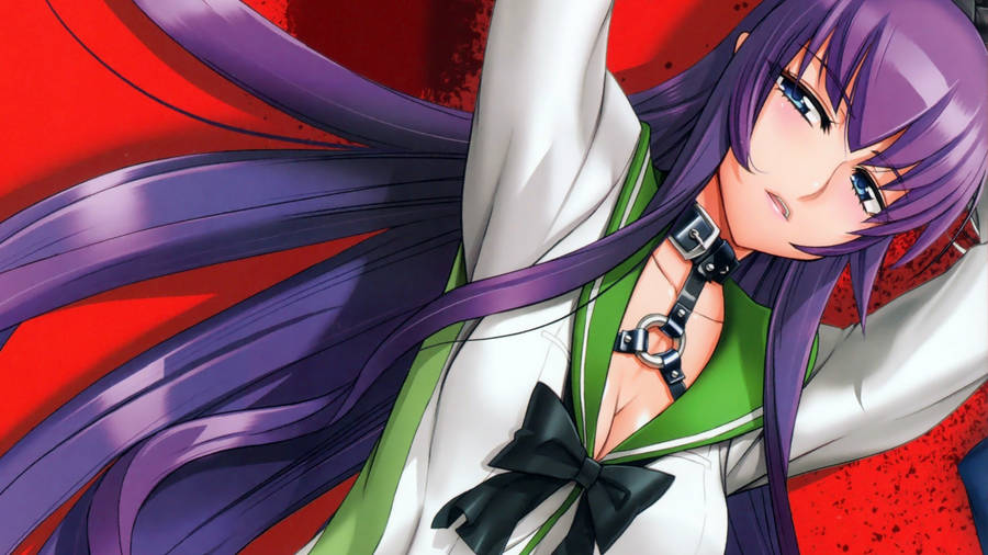 Download Highschool Of The Dead Anime Saeko Wallpaper Wallpapers Com