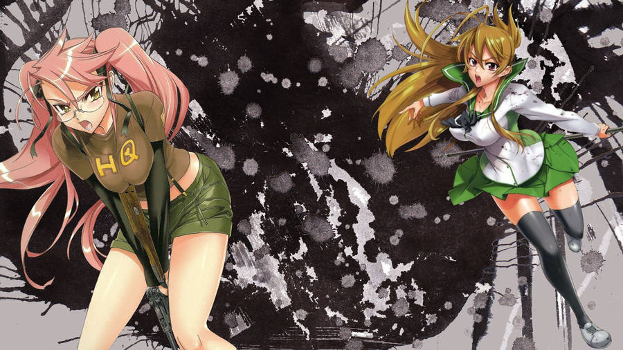 Download Highschool Of The Dead Rei Saya Wallpaper Wallpapers Com