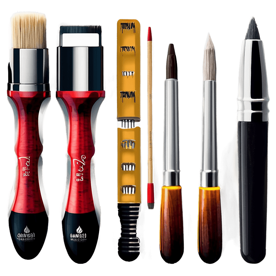 Modern Art Tools and Supplies PNG 60