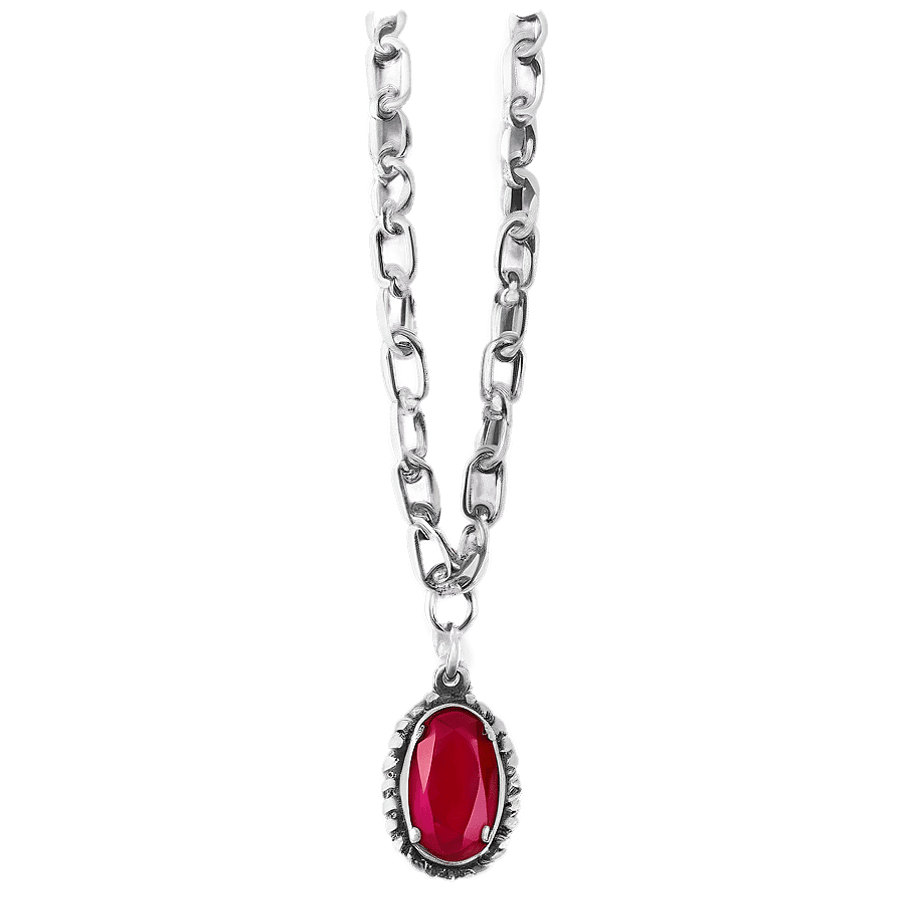 Vintage Silver Necklace PNG 82