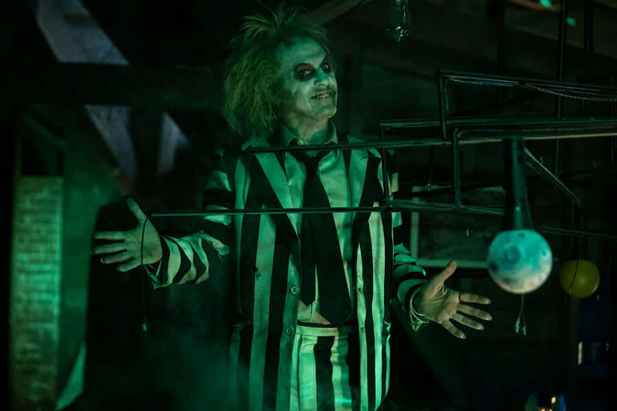 Beetlejuice Charakter in Aktion
