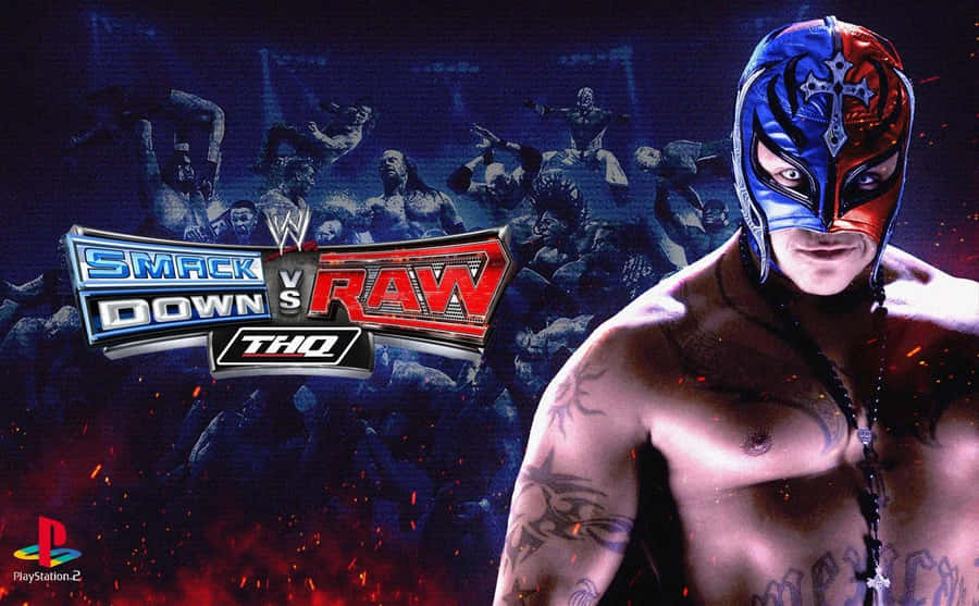 Arte Promocional de Rey Mysterio: Smack Down vs Raw