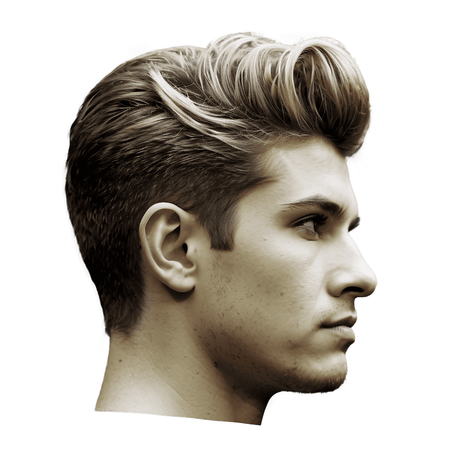 Vintage Haircut Styles PNG 41