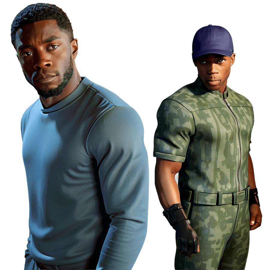 Chadwick Boseman Animated PNG hol42