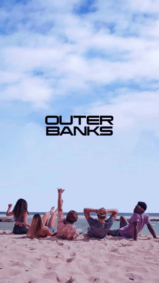 Wallpaper de Amigos na Praia de Outer Banks