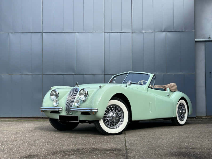 Jaguar XK120 Roadster Clássico Verde