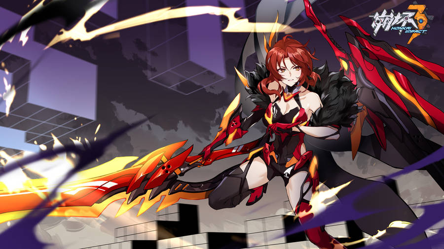 Download Honkai Impact Himeko Vke Wallpaper | Wallpapers.com