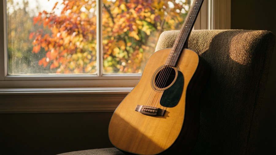 Höstgitarr Bakgrundsbilder