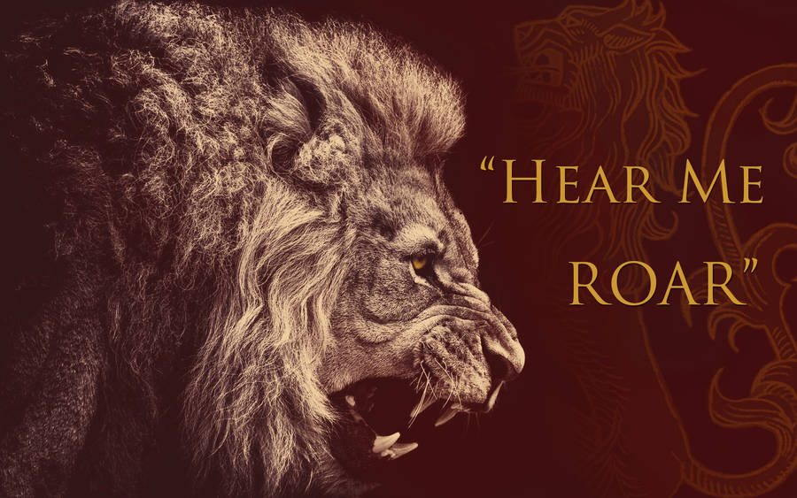 House Lannister Hear Me Roar wallpaper.