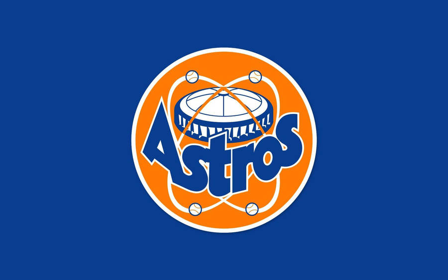 Download Houston Astros Vintage Logo Wallpaper