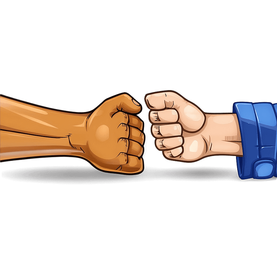 3D Fist Bump PNG 90