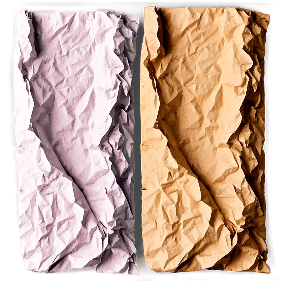 Grunge Crumpled Paper Texture PNG 06282024