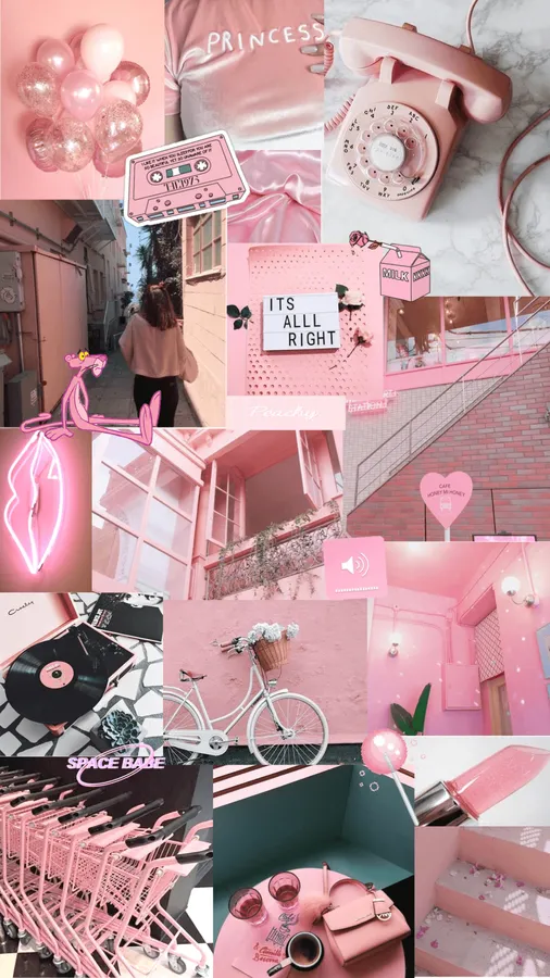 Pink Collage