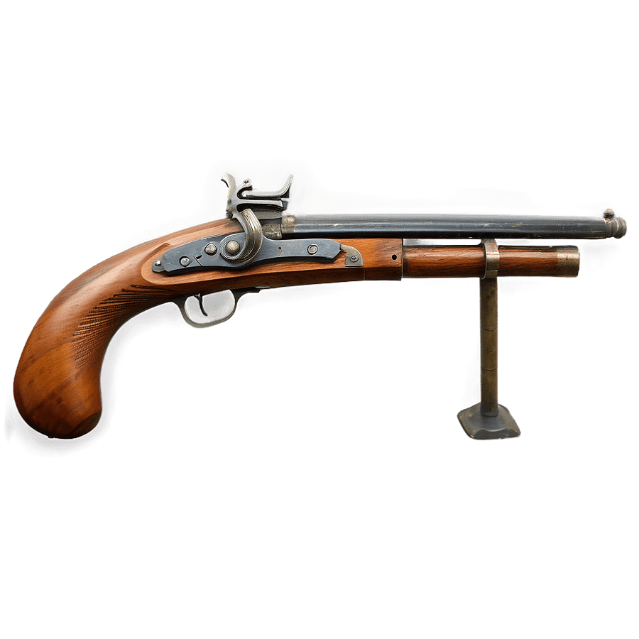 Musket on Stand PNG 75