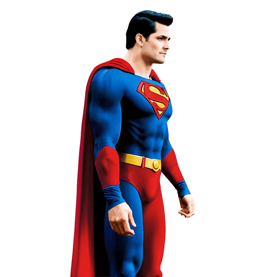 Bold Superman Cape PNG aam1