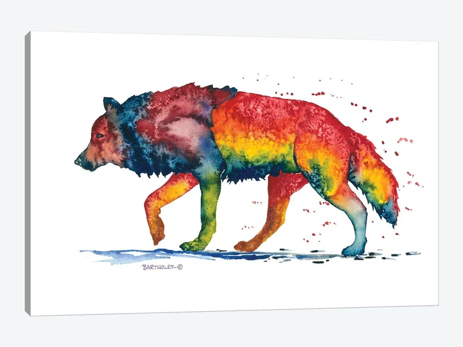 Rainbow Wolf