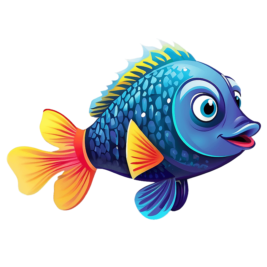 Cartoon Fish Transparent PNG wcl