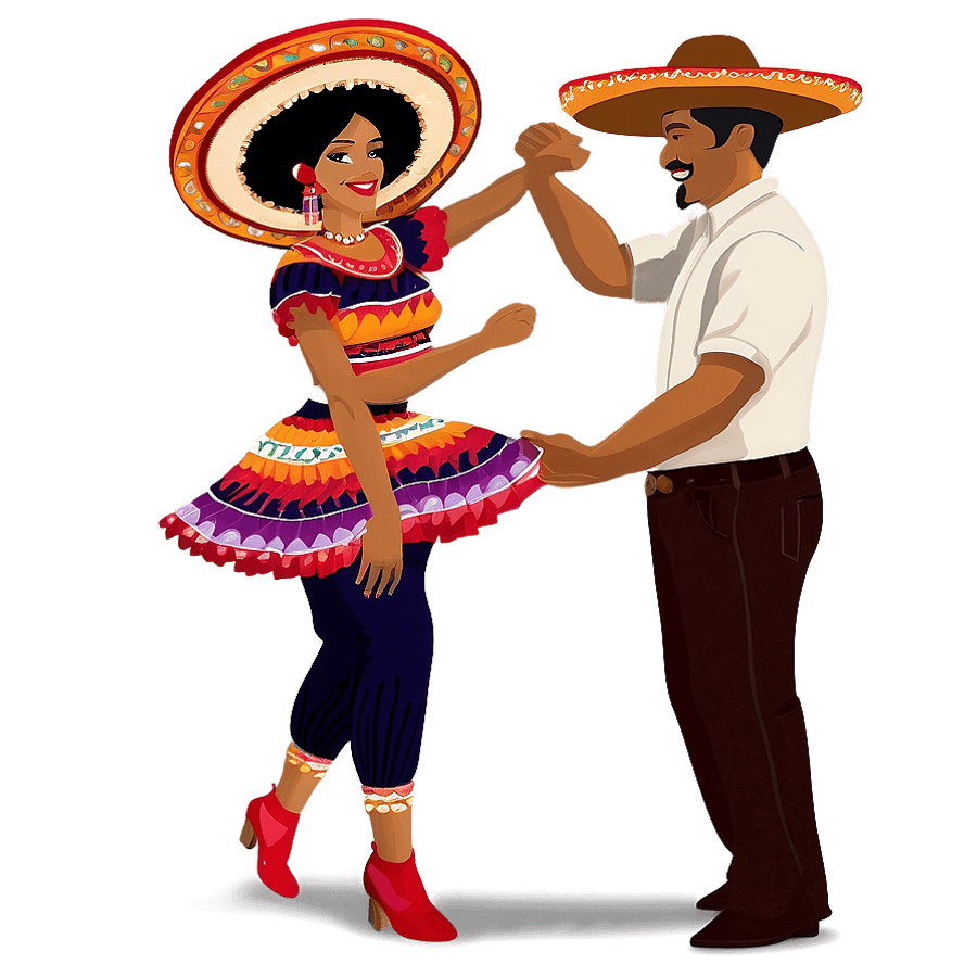 Cinco De Mayo Celebratory Dance PNG 5