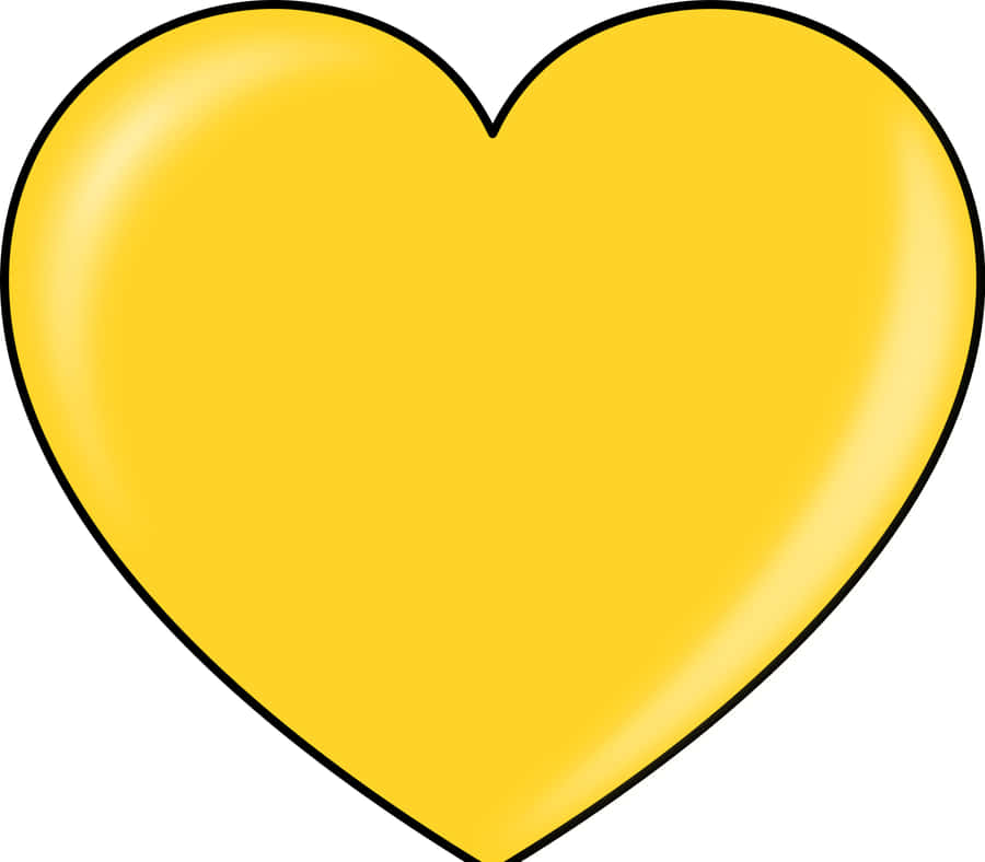 GelbesHerz 3333 x 2918 Hintergrundbild