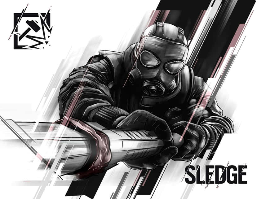 RainbowSix Siege Sledge väggpapper i storleken 1200 x 857