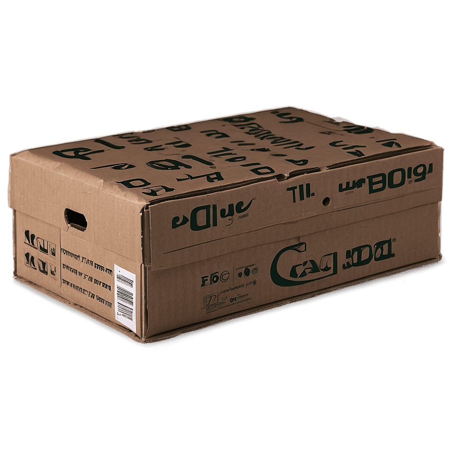Decorative Cardboard Box PNG 05252024