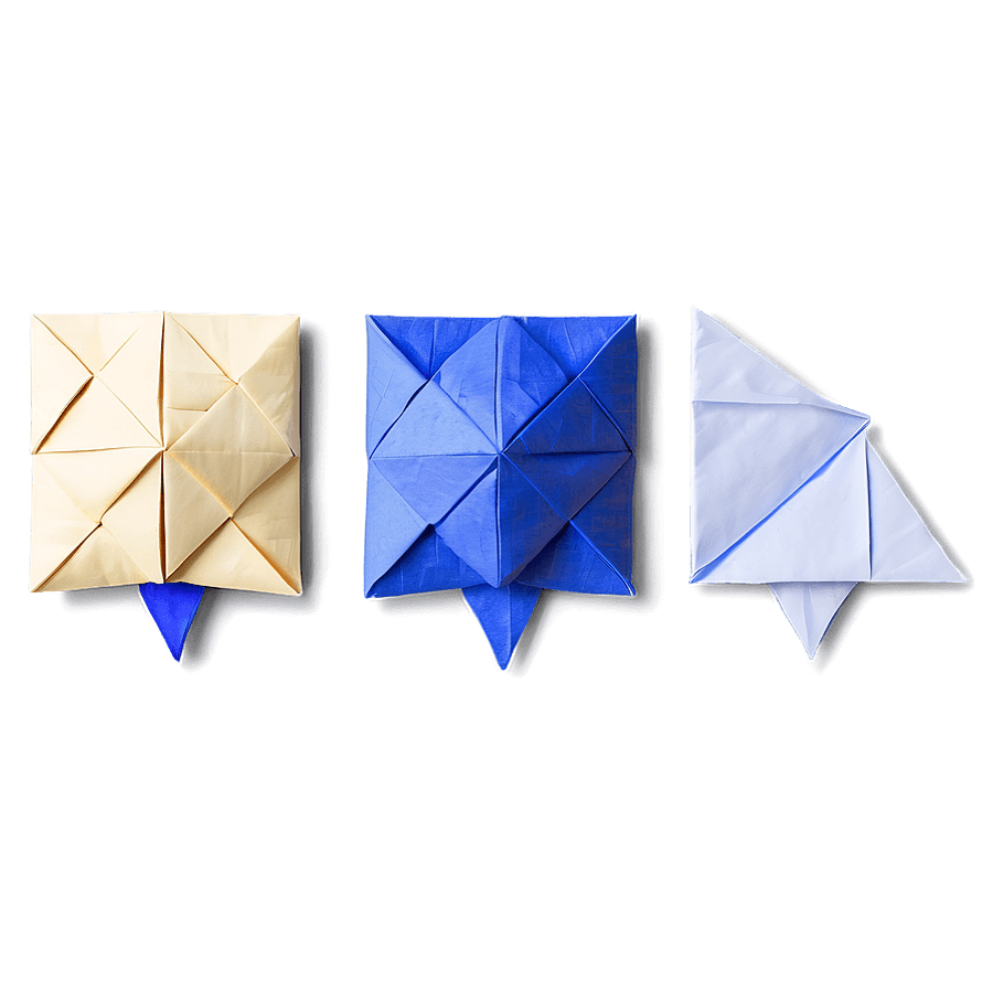 Origami Paper Piece PNG koe