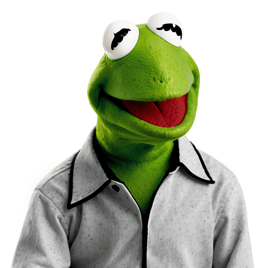 Kermit The Frog Thinking Pose PNG fbh