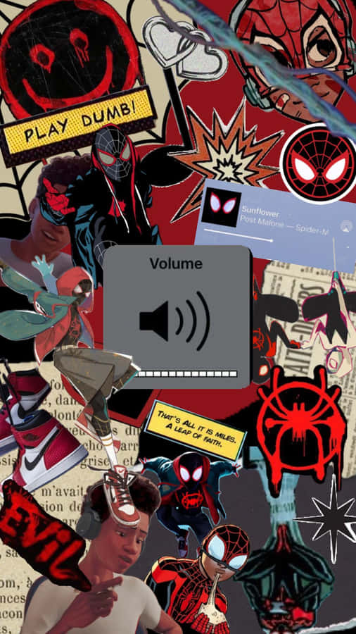 Collage di Miles Morales Spiderverse