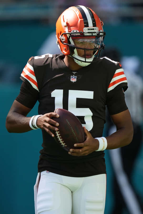 Football-Quarterback Konzentration