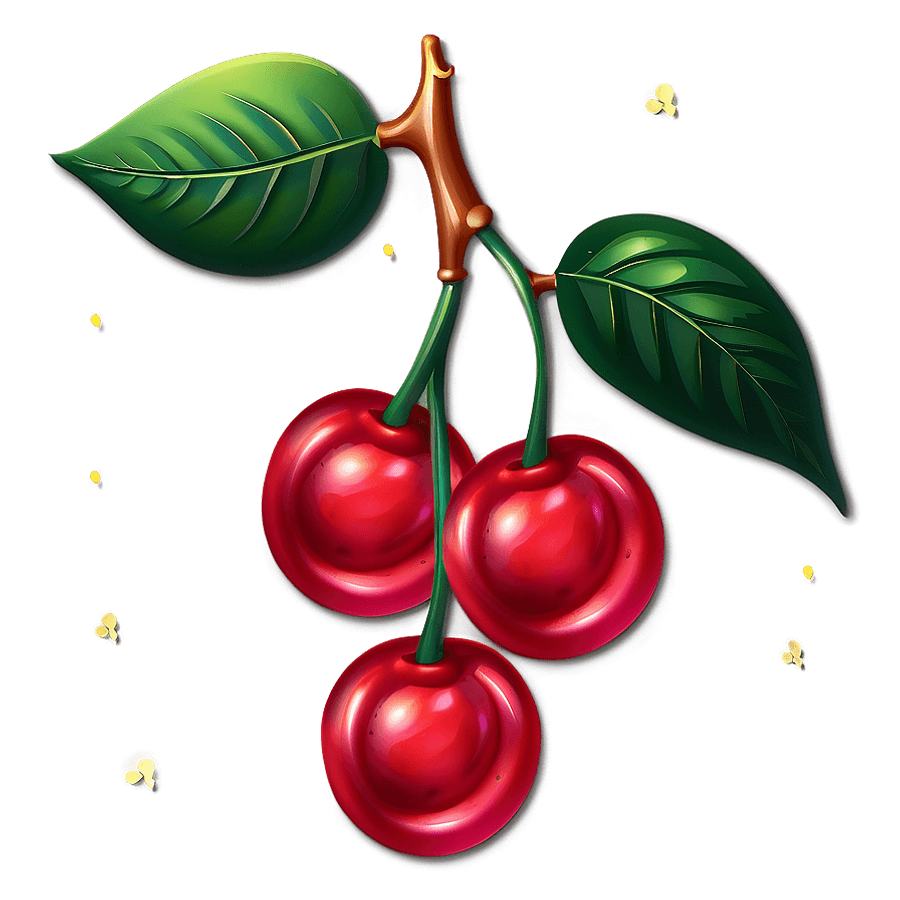 Glowing Cherry Bomb PNG vtd78