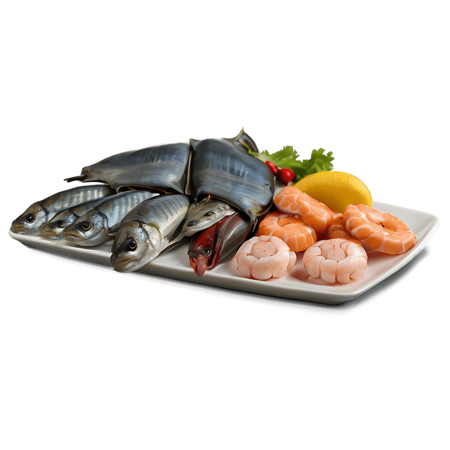 Fresh Seafood Selection PNG 53