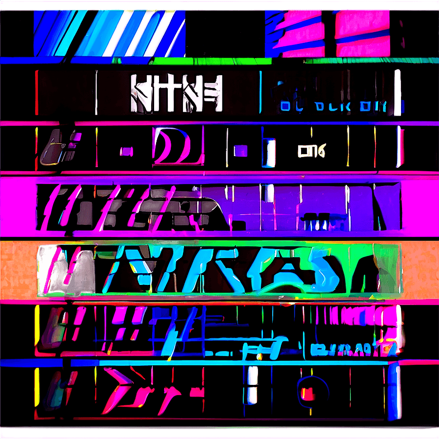 VHS Style Video Overlay PNG drt79