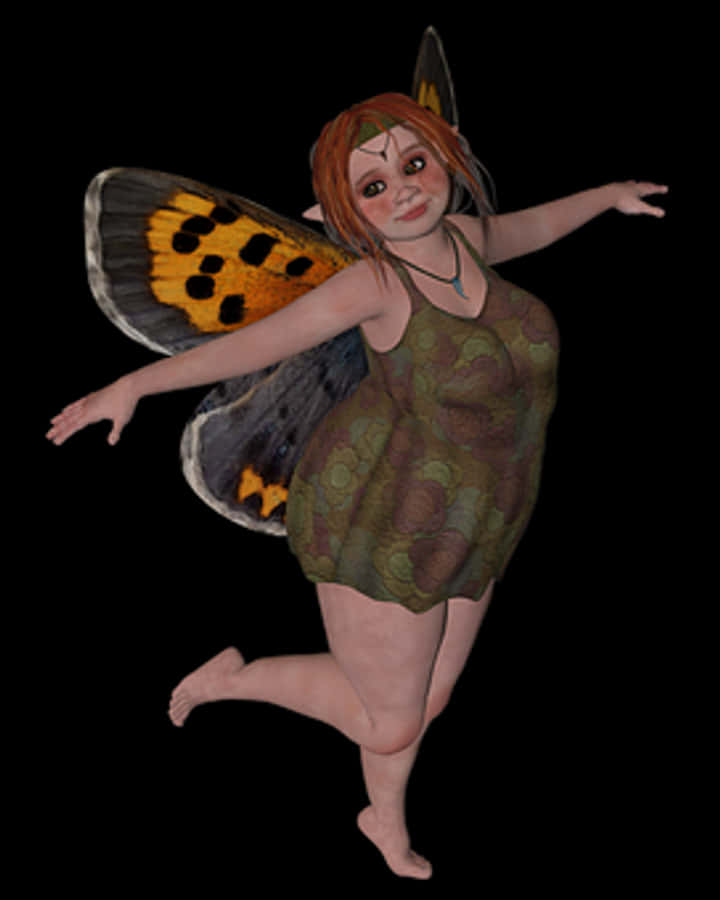 Butterfly Winged Fairy Digital Art