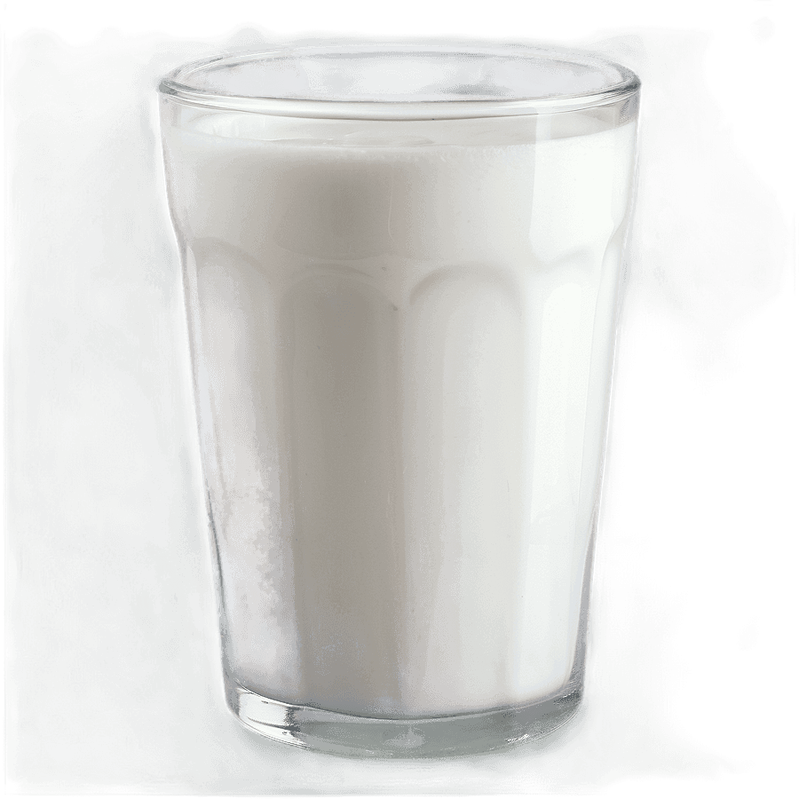 Healthy Milk Glass PNG pwb